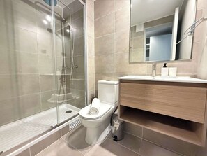 Shower, hair dryer, towels, shampoo - HOM l 1D1B WiFi Calefacción Lavandería Smart TV (Santiago)