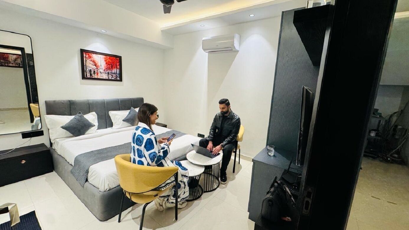 豪華雙人房 | 免費無線上網、床單