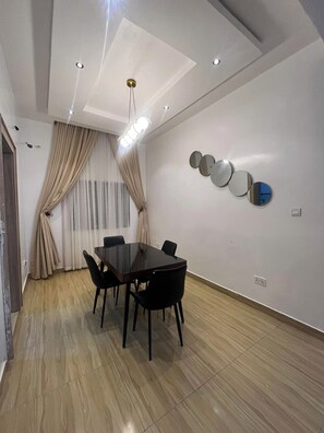 Economy Apartment, Balcony, City View | Dining - Bigjay Apartment (Abuja)