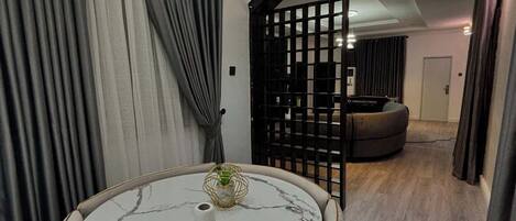 Economy Apartment, Balcony, City View | Interior