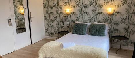 1 chambre, fer et planche à repasser, Wi-Fi, draps fournis