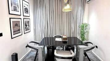 Standard Apartment, Balcony, City View | Dining