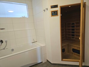 Hair dryer - WeitBlick - Sea view, 2 terraces, private parking space, infrared cabin (Olpenitz)