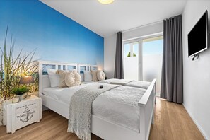 2 bedrooms, iron/ironing board, travel cot, free WiFi - WeitBlick - Sea view, 2 terraces, private parking space, infrared cabin (Olpenitz)