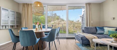 TV, fireplace, DVD player, books