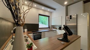 Fridge, oven, stovetop, dishwasher - Chalet 'Spacious  with Style  Comfort' with Wi-Fi (Garstedt)