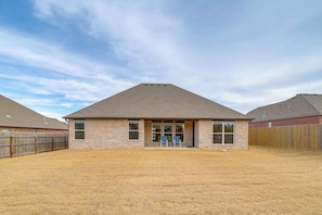 House (3 Bedrooms) | Interior - Private Yard & Patio: Bright Glenpool Getaway (Glenpool)