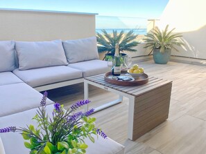 Terrace/patio - Spacious 3-bedroom semi-detached house in kilometer 14 (La Manga del Mar Menor)