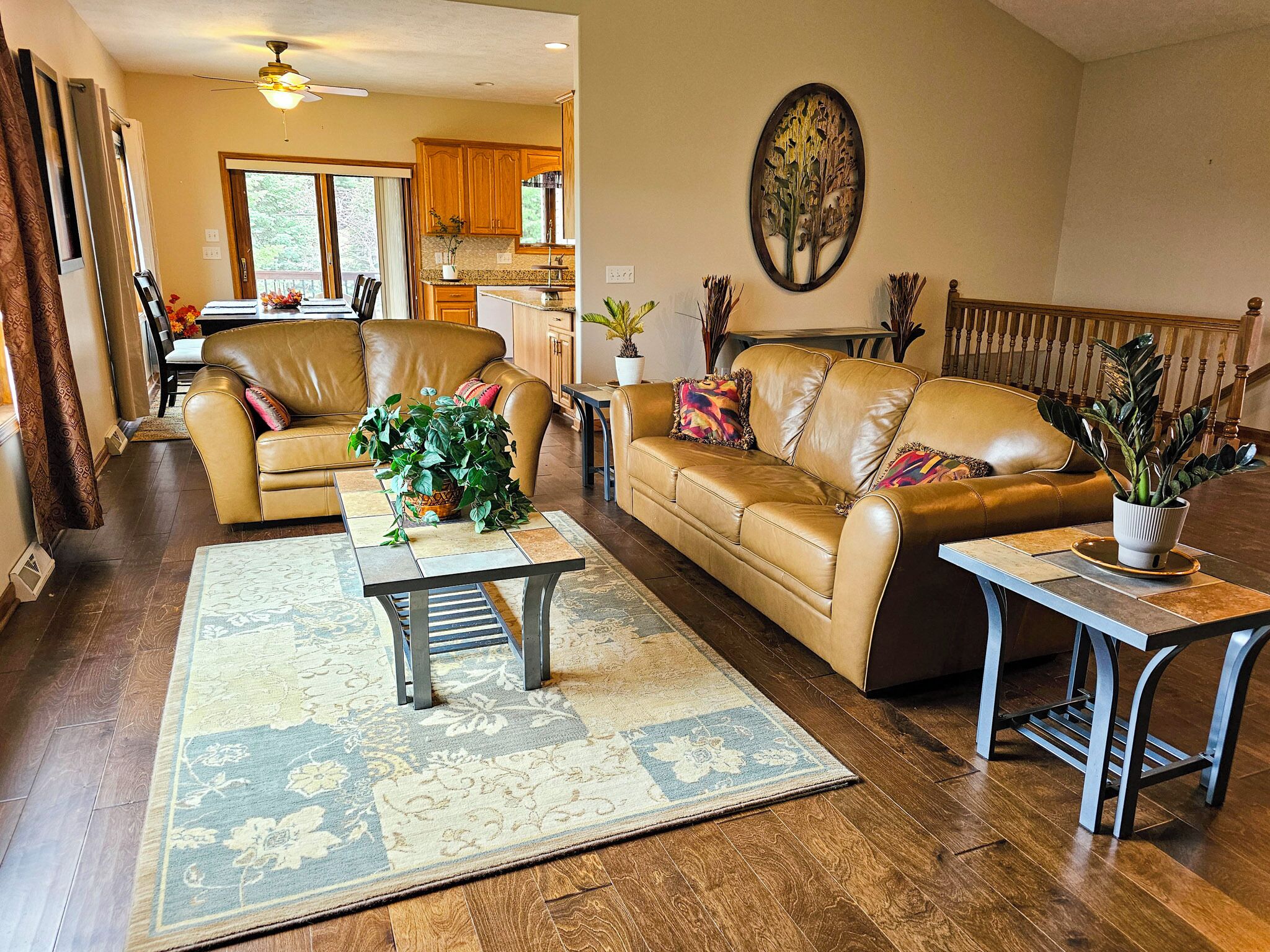 公寓, 3 間臥室, 陽台, 花園景觀 | 起居區