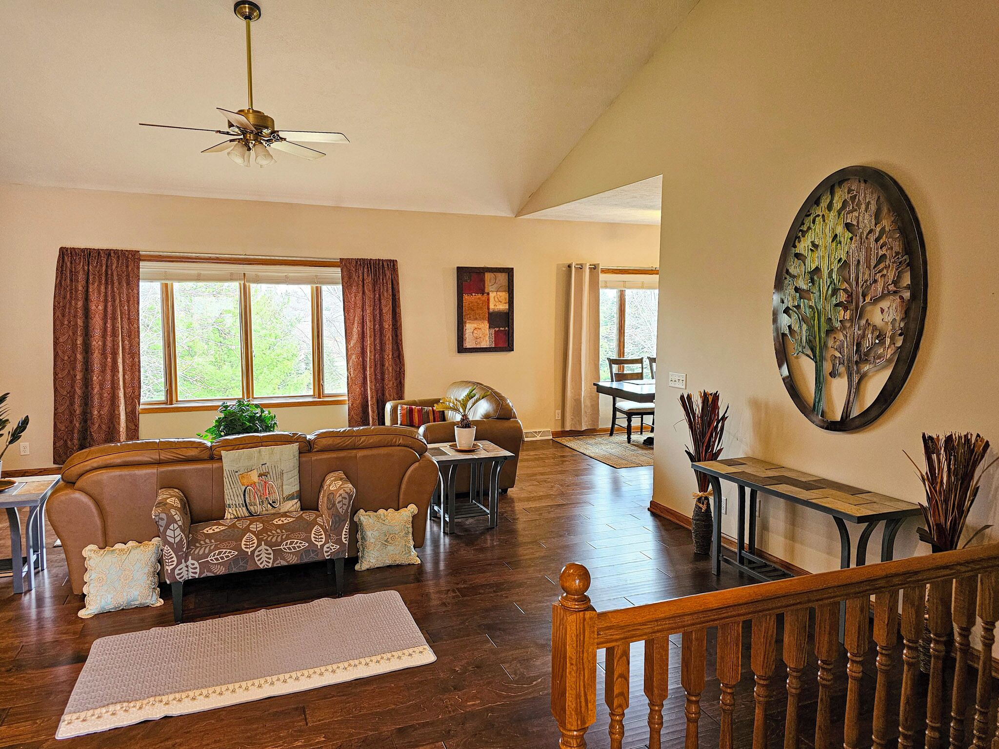 منزل - ٣ غرف نوم - بشرفة - منظر للحديقة | منطقة المعيشة