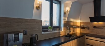 Loft Gryfita - cosy duplex near lake