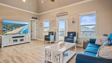 Rumah, 3 kamar tidur | Area keluarga | Smart TV dan layanan streaming