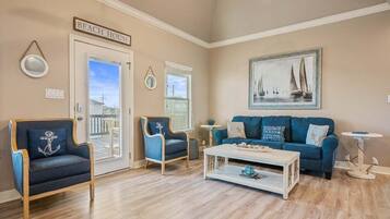 Rumah, 3 kamar tidur | Area keluarga | Smart TV dan layanan streaming