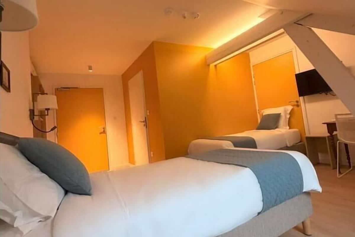 Camera con 2 letti singoli, vista parco | Wi-Fi gratuito