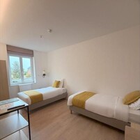 Habitación con 2 camas individuales, vistas al parque | Wifi gratis