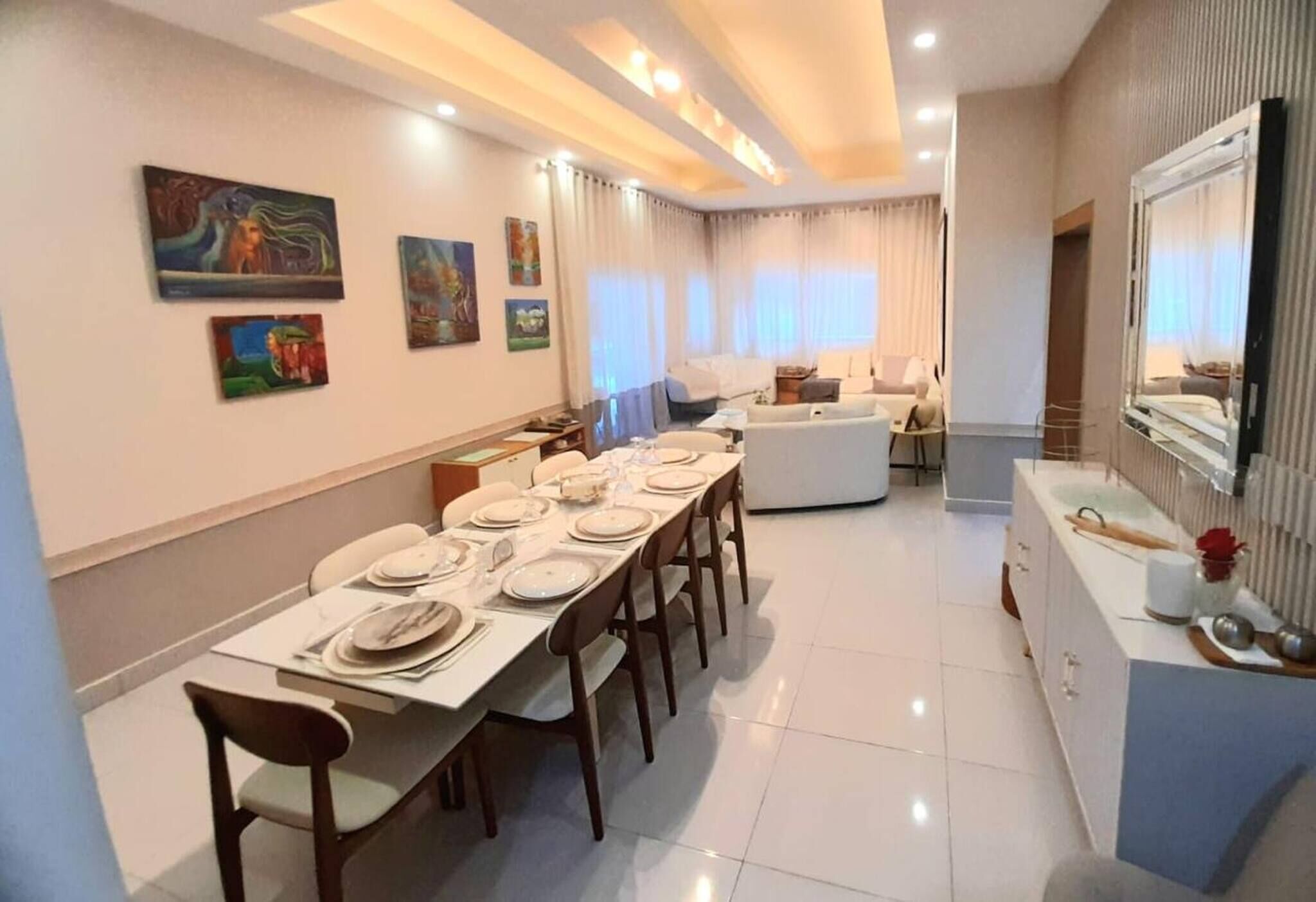 Apartment, 3 Bedrooms, Accessible, Smoking | Dining room