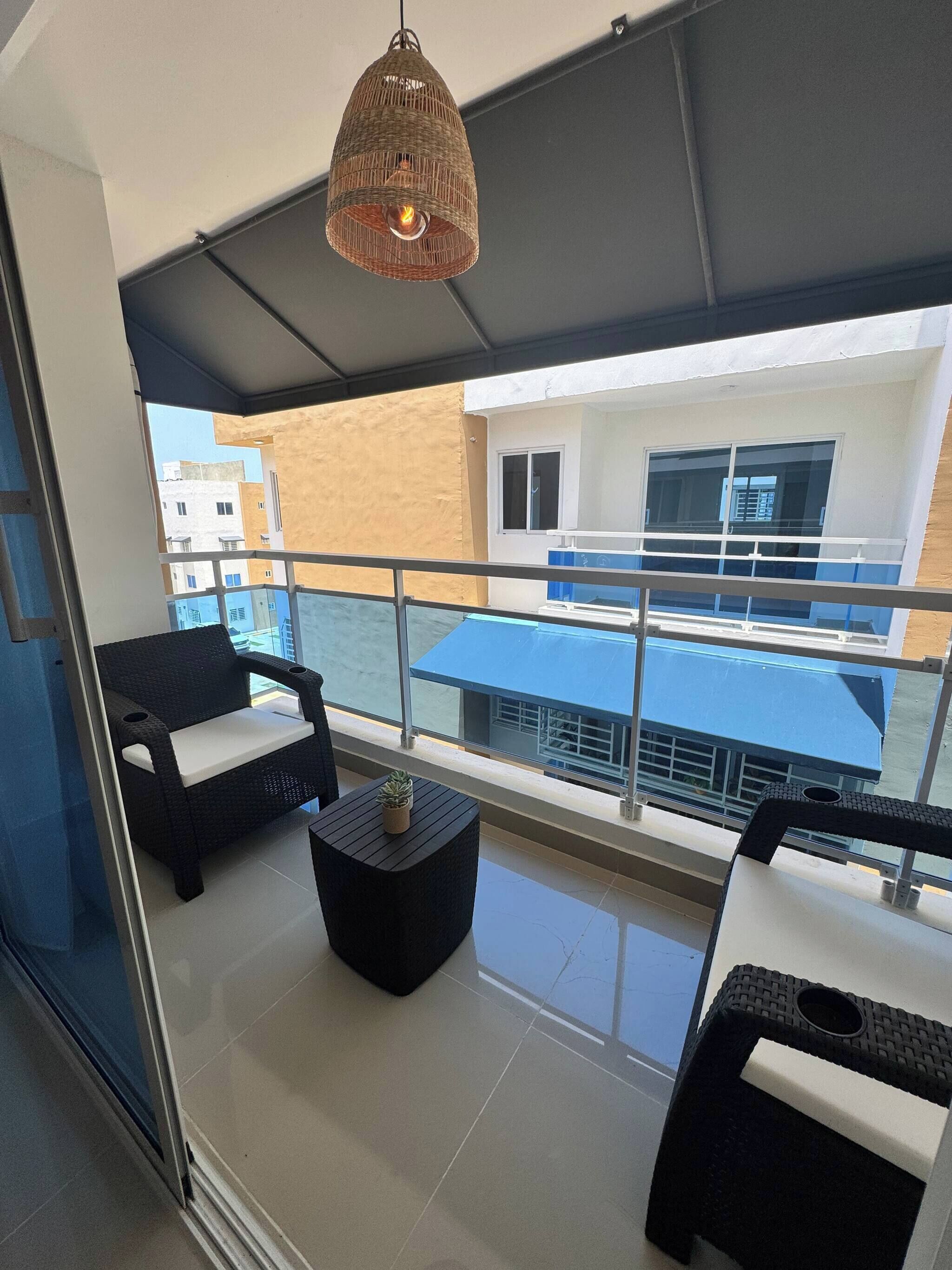 Apartamento, 3 quartos, vista para o jardim | Sacada