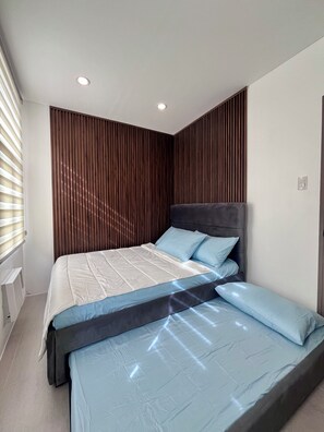 2 slaapkamers, een bureau, gratis wifi, beddengoed