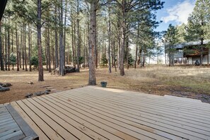 Terrace/patio - Getaway in the trees (Angel Fire)