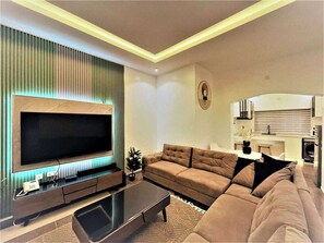 Economy Apartment, Balcony, City View | Living area - Quick Stay  (Abuja)