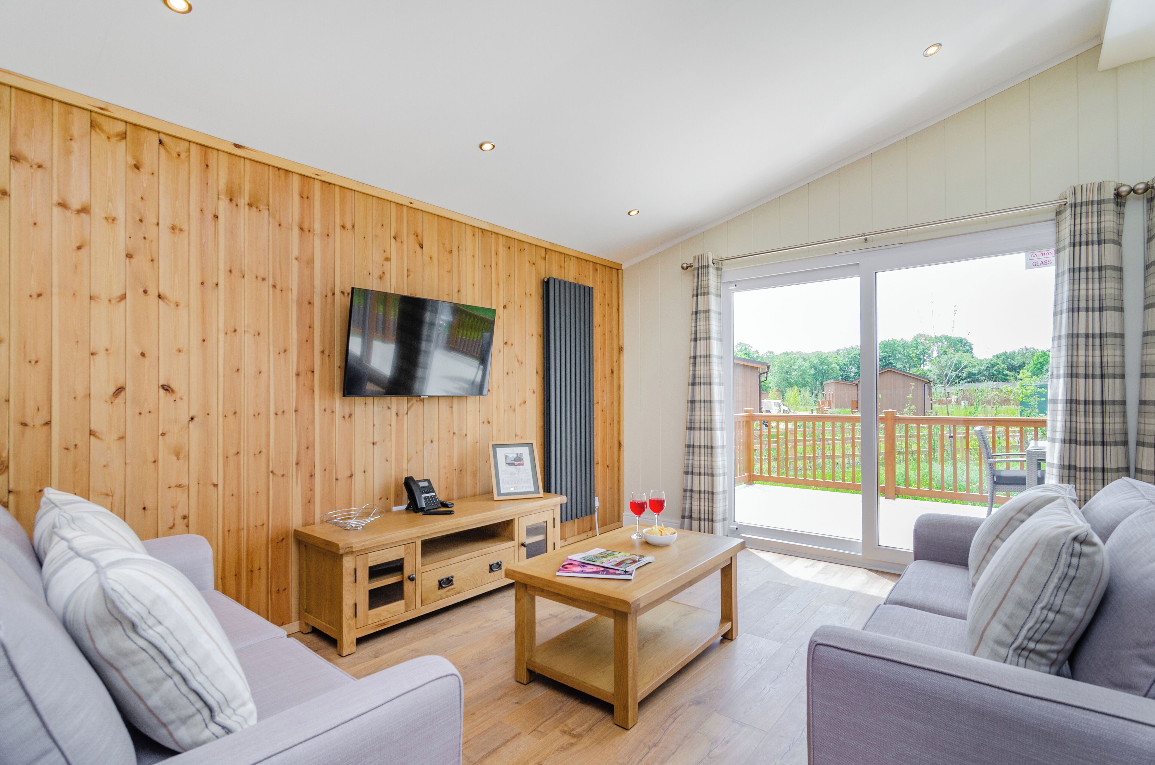 Cabaña Deluxe | Área de sala de estar