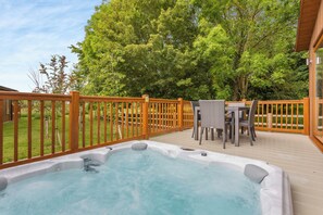 Deluxe-hytte | Udendørs spisemuligheder