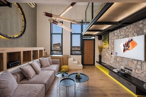 Casa, vistas al mar | Zona de estar | Una Smart TV, una consola de videojuegos, Netflix