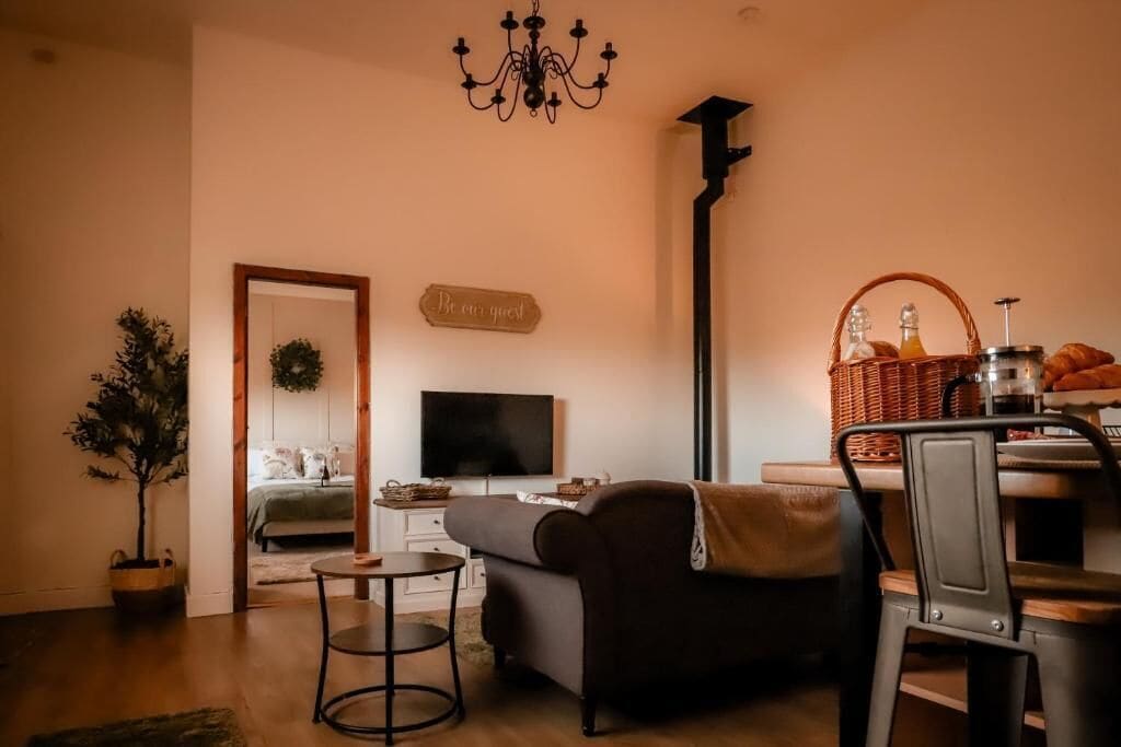 Casa, 1 quarto, vista para o jardim | Sala de estar