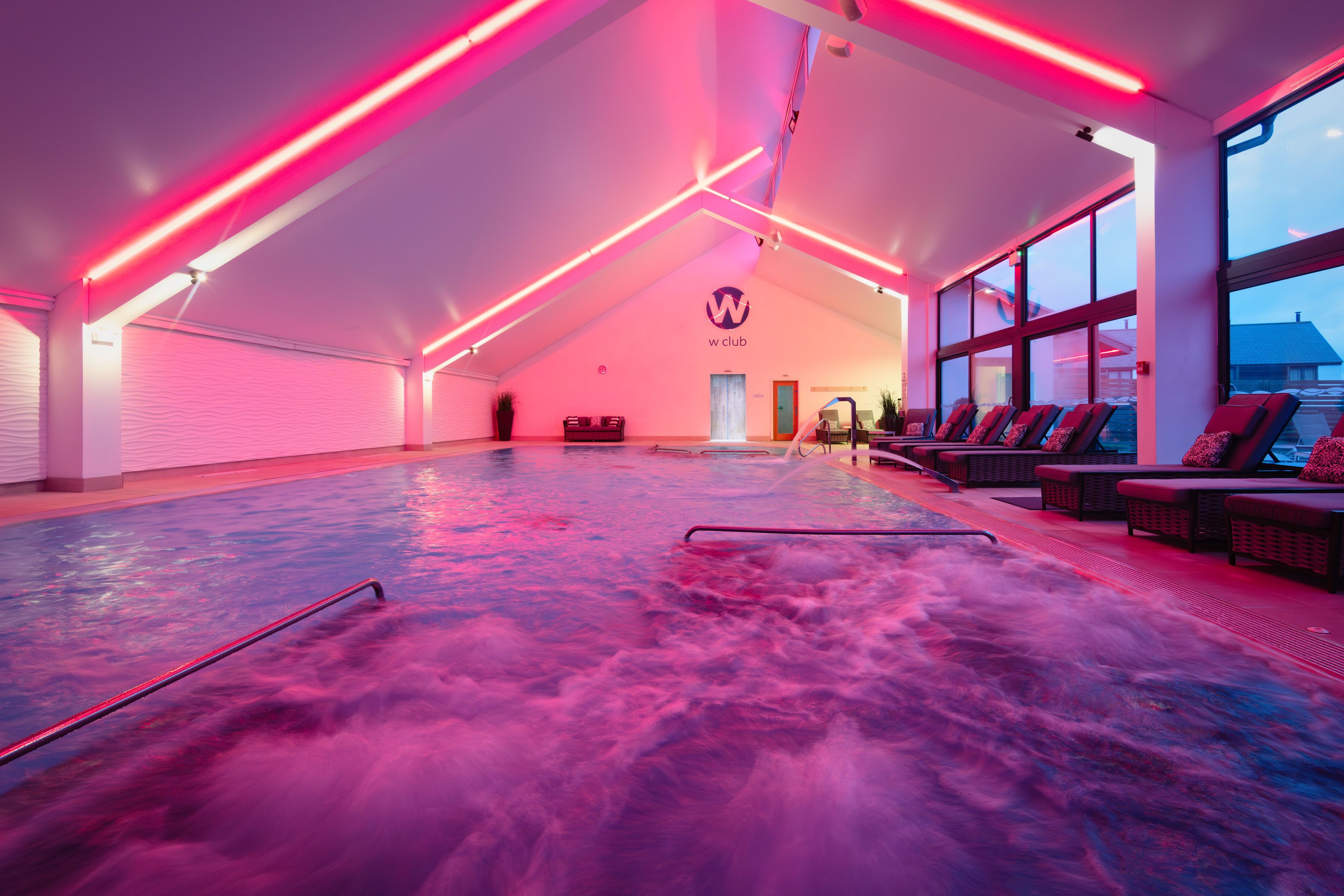 Indoor pool, seasonal outdoor pool