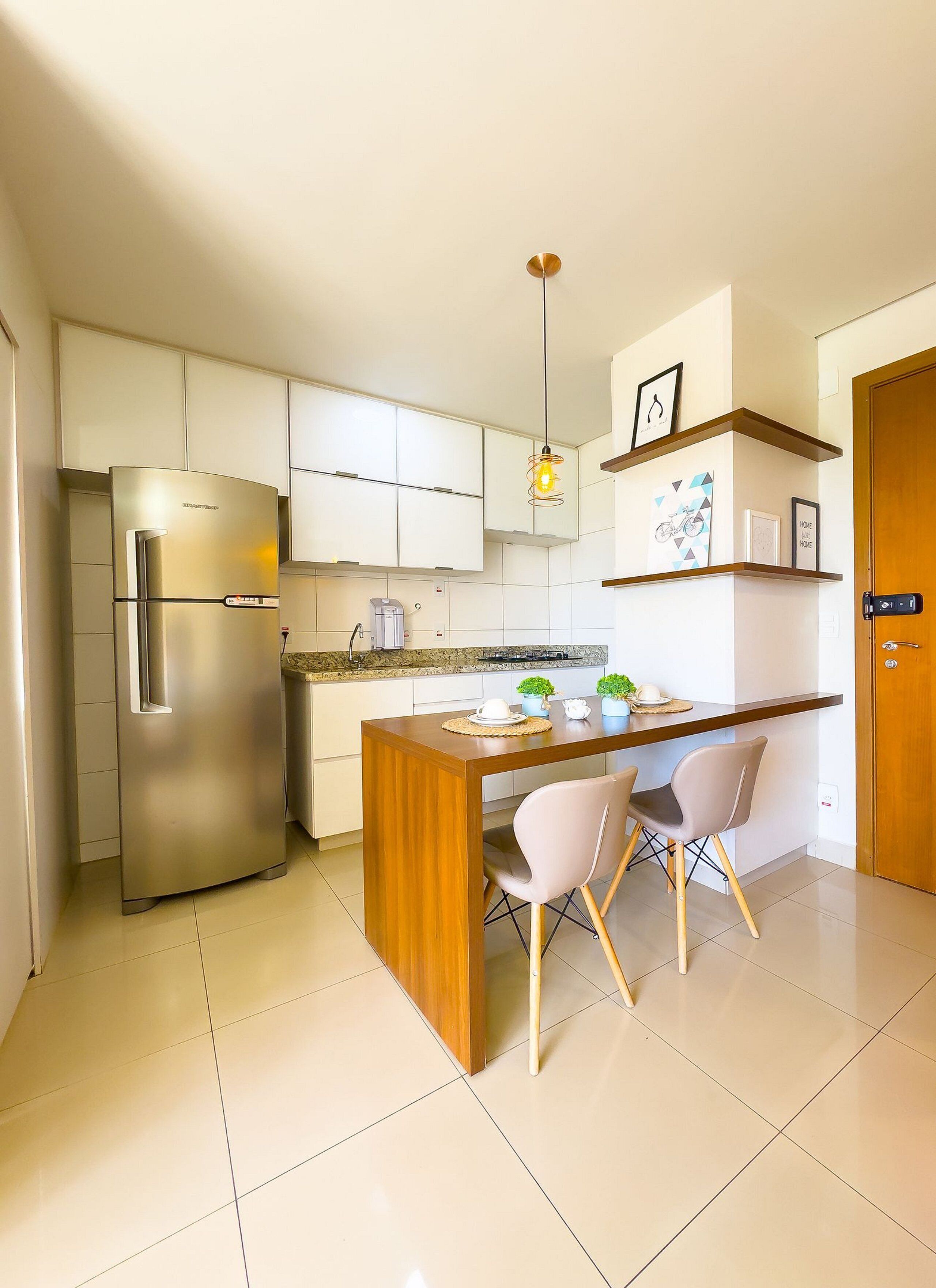 Exclusive Apartment, 1 Queen Bed | Private kitchen | Fridge, microwave, cookware/dishes/utensils, cleaning supplies