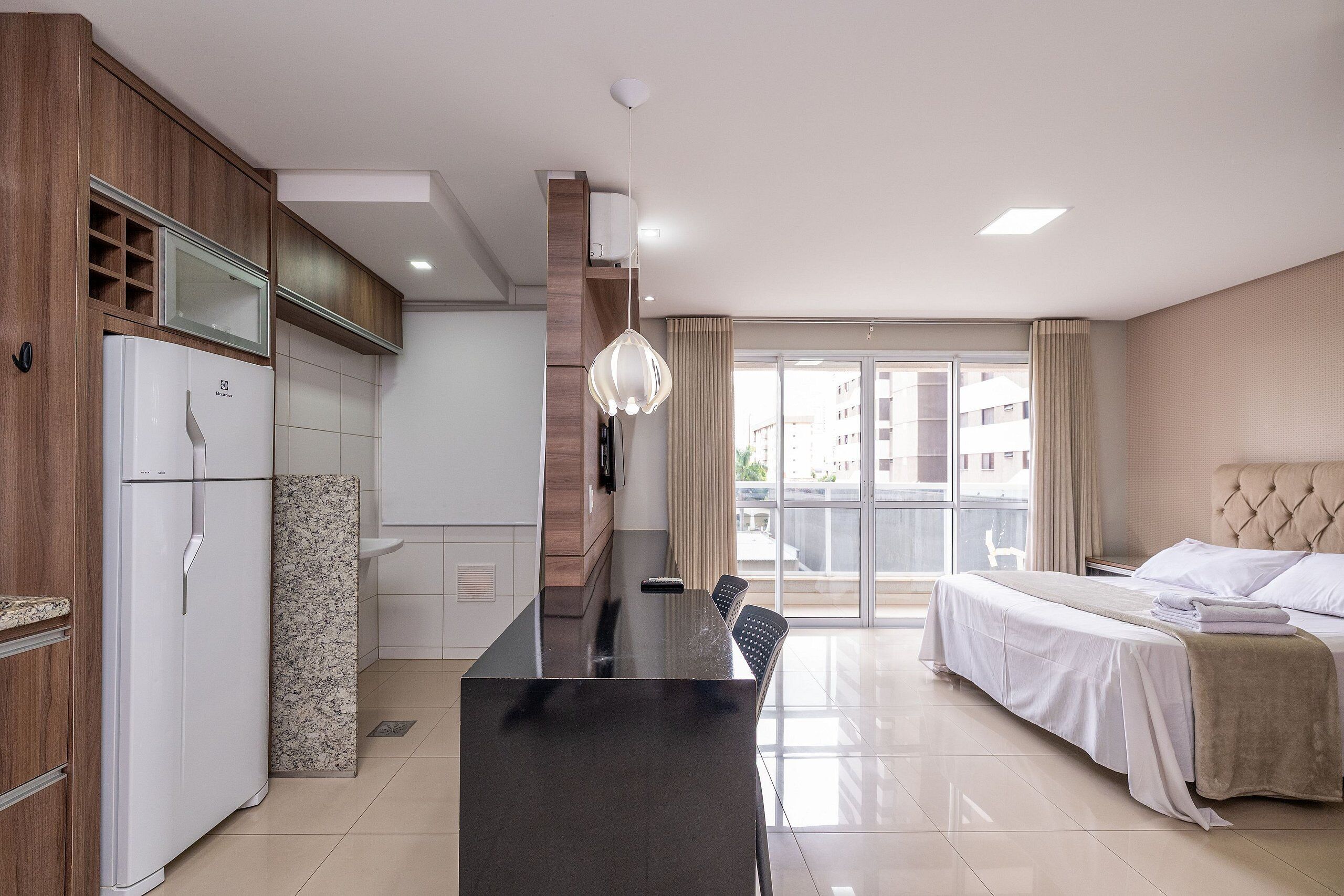 Traditional Apartment | Individually furnished, desk, laptop workspace, blackout drapes