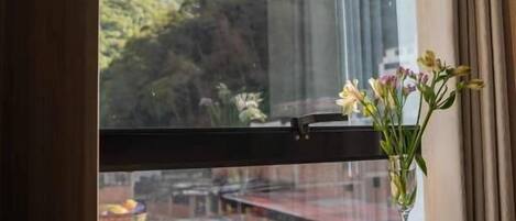 Chambre Standard avec lits jumeaux, vue montagne | Intérieur