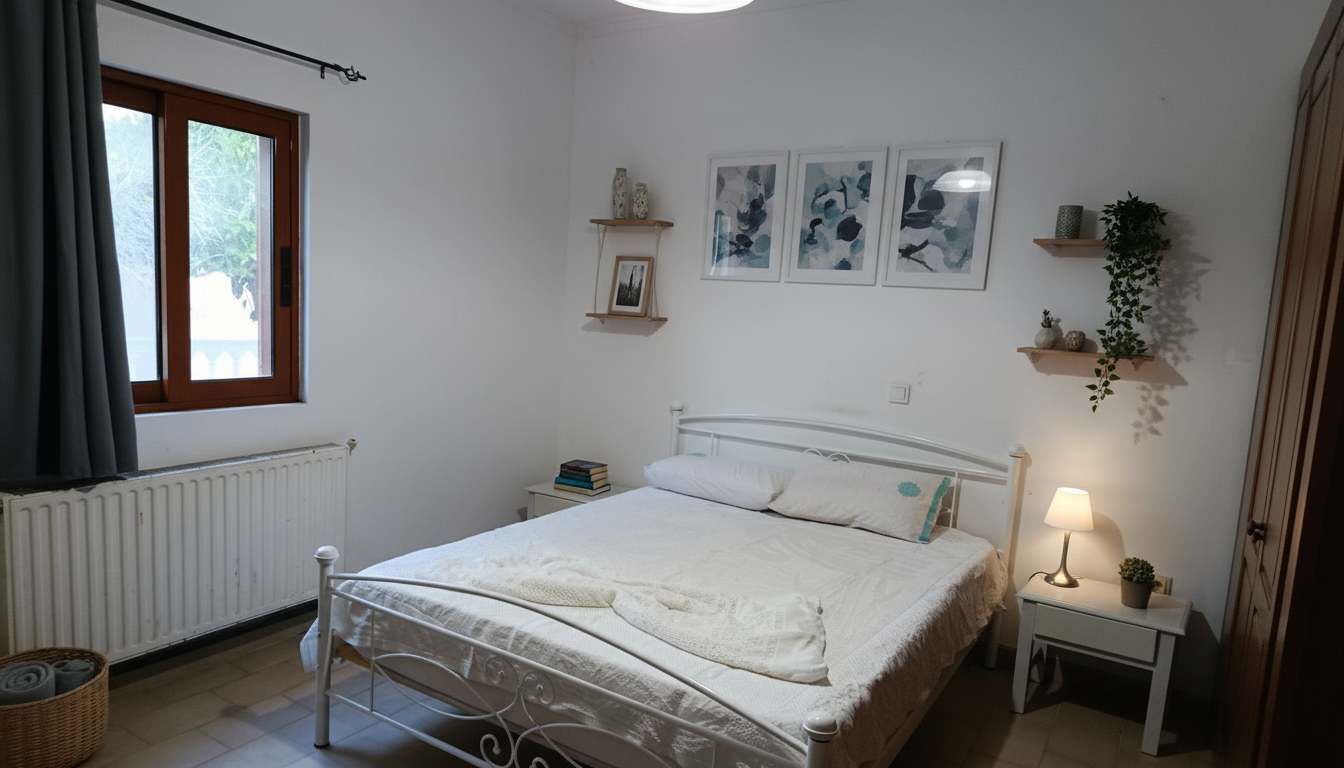 1 chambre, fer et planche à repasser, Wi-Fi, draps fournis