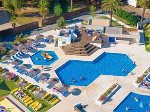 Pool - ZEcamping 4* arboré - Parc Aqua - MH Climatisé - Plage à 3 km (Saint-Cyprien)