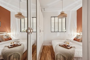 Appartamento City, 1 letto queen con divano letto, non fumatori, vista città | Ferro/asse da stiro, culle/letti per bambini (a pagamento)