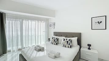 2 bedrooms, iron/ironing board, travel cot, WiFi