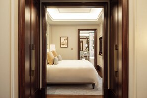 Superior Suite, 1 King Bed | Premium bedding, minibar, in-room safe, iron/ironing board - Corinthia Rome (Rome)