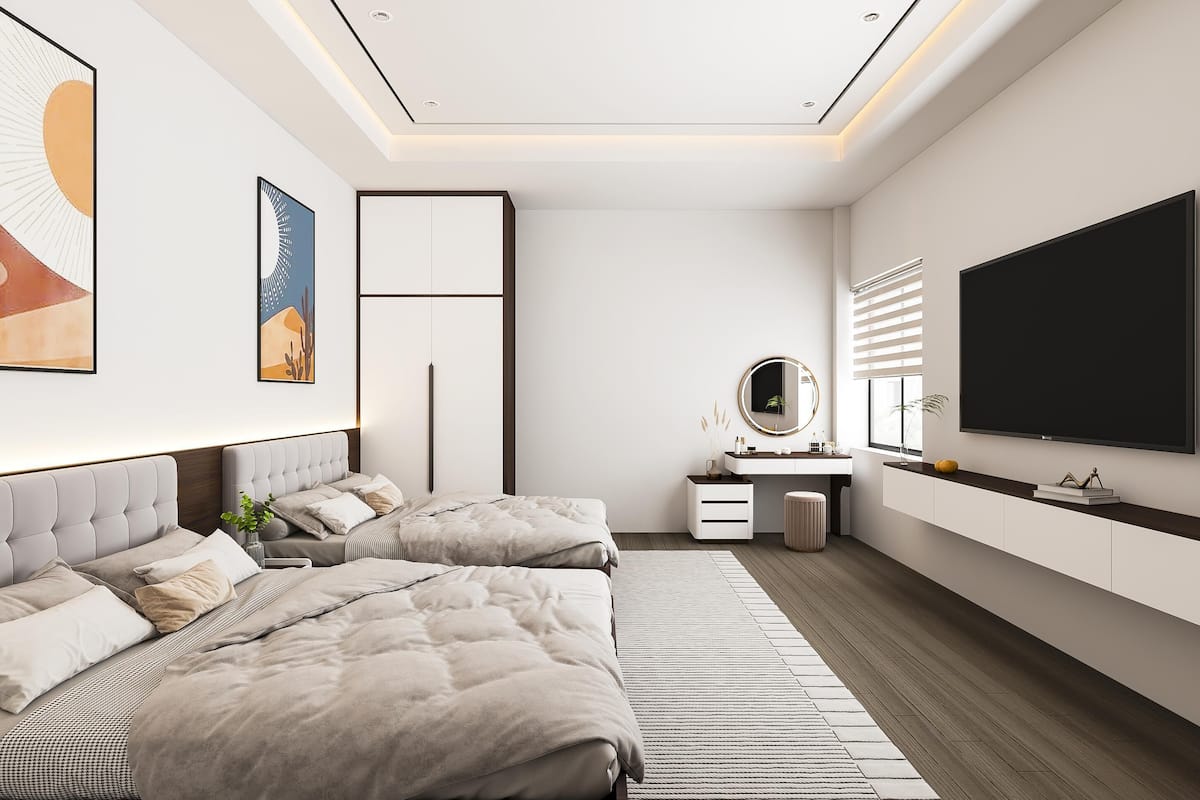 Triple Room, Balcony, City View