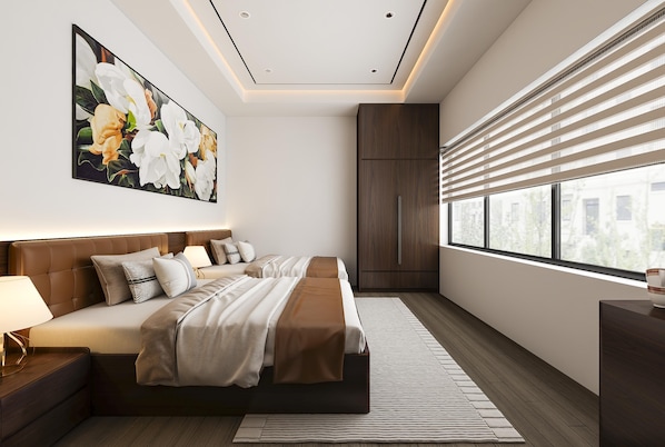 Habitación básica doble, balcón | Wifi gratis 