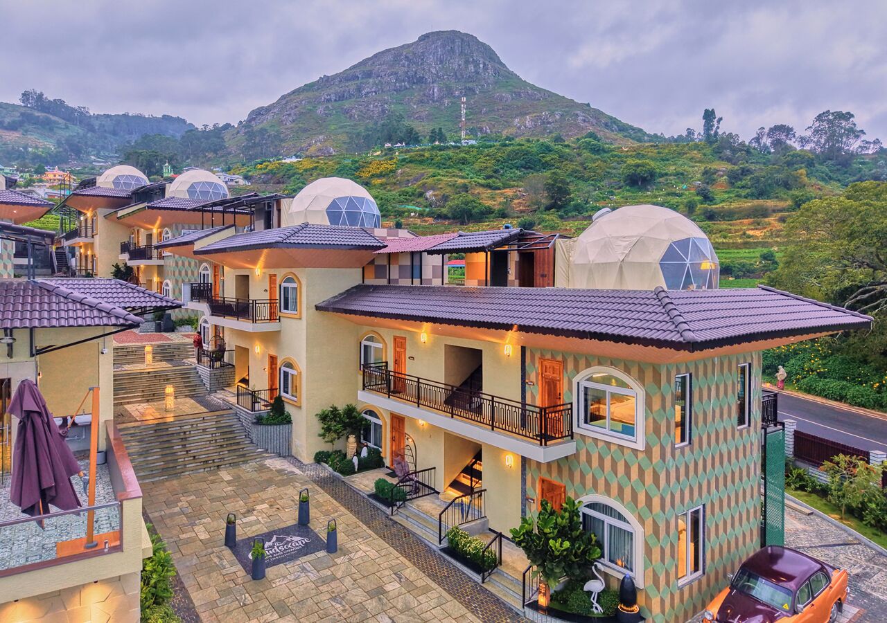 디자인룸, 발코니, 산 전망 | 외관