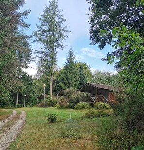Property grounds - ZEcamping 3* piscine chauffée chiens acceptés locatif BBQ 39m2 5 pers (Neuvic)