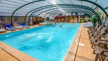 Indoor pool, a heated pool