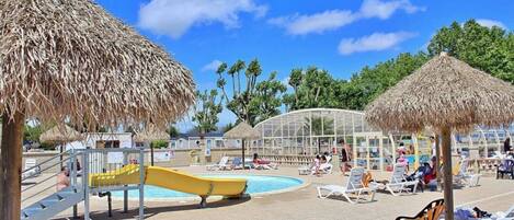 Piscine couverte, piscine chauffée