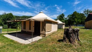 Exterior - ZEcamping 3* piscine animaux acceptés locatif BBQ 25m2 5 pers (Mazères)