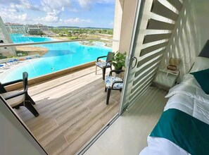 2 bedrooms, Internet, bed sheets - 🏝️Baia Kristal Cartagena-Ample balconies! View to the crystal clear lagoon! 🏄‍♂️ (Cartagena de Indias)