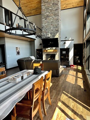 Dining - Big Sand Lake Getaway 5+ bd sleeps 14+ 90 minutes from Twin Cities in Webster WI (Webster)