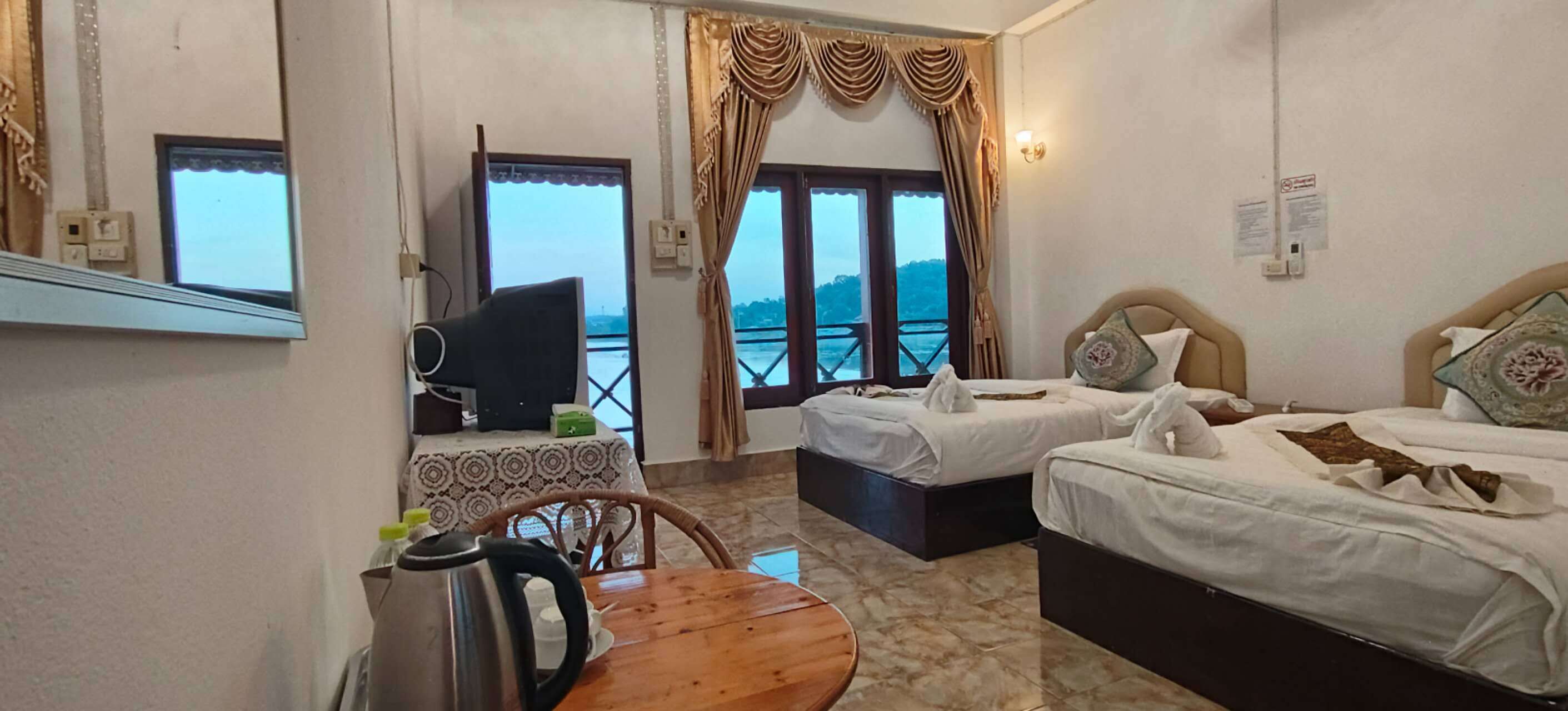 Twin Room, Balcony, River View | Free WiFi