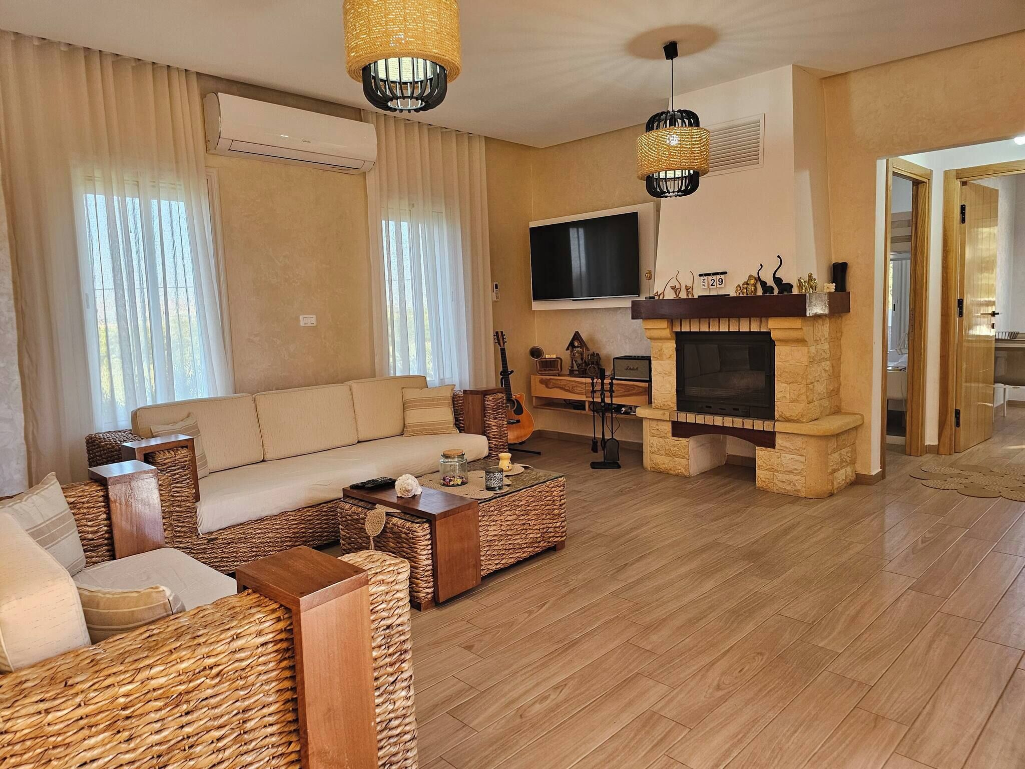 Villa, 5 Bedrooms, Smoking, Private Pool | Living room
