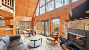 TV, fireplace, video games - Little Woods Cabin | Family-Friendly w/ Games! (Sevierville)