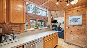 Interior - Little Woods Cabin | Family-Friendly w/ Games! (Sevierville)